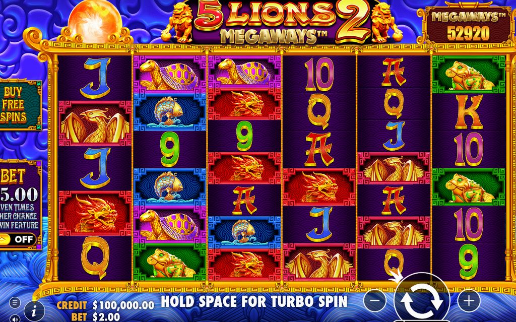 5 Lions Megaways 2