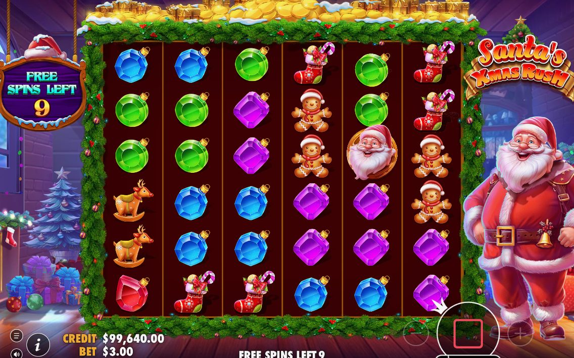 Free spins med specialrullar, där snöflingor ligger kvar